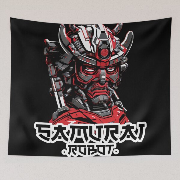 Item preview, Red Black Mecha Samurai designed and sold by Lineer22.