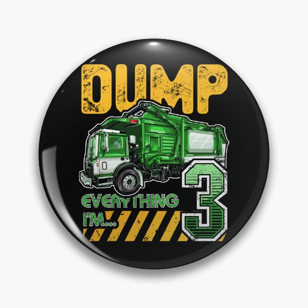 Item preview, Garbage Truck Birthday 3 Funny Trash Truck Party designed and sold by JRRTs.