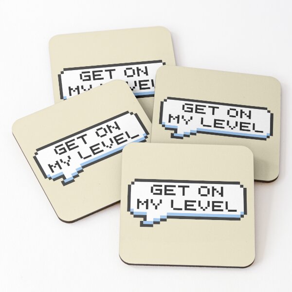 Item preview, Get On My Level Sticker designed and sold by Potato Quality Prints.