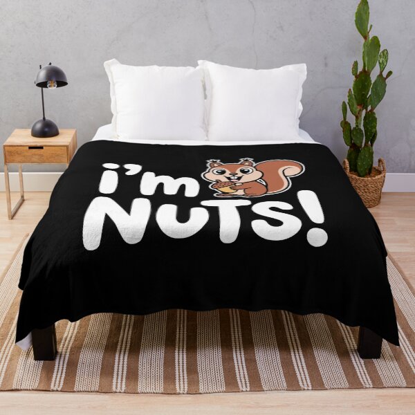 Item preview, I'm Nuts! Funny Squirrel Pun designed and sold by PMCreative.