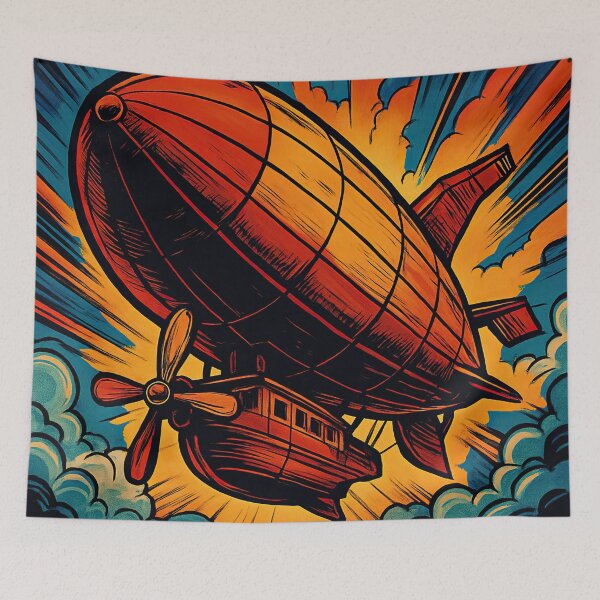 Item preview, Airship | Comics style - Cartoon designed and sold by ComicsFactory.