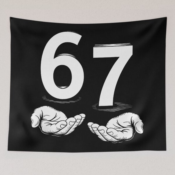 Item preview, Funny Six Seven 6 7 Meme Gen Alpha Slang 6 7 Hands  designed and sold by gladysenglish.