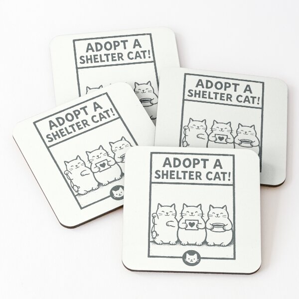 Item preview, Shelter Cat Love Squad designed and sold by PrintSmithArt.