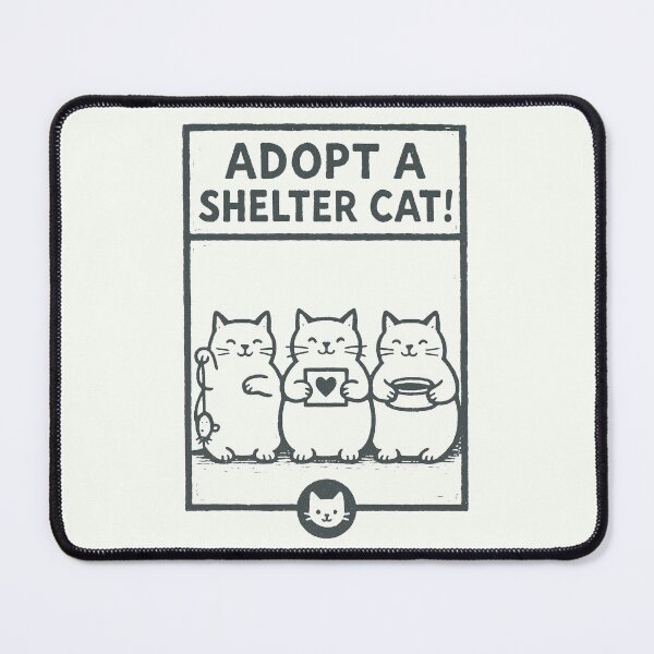 Item preview, Shelter Cat Love Squad designed and sold by PrintSmithArt.