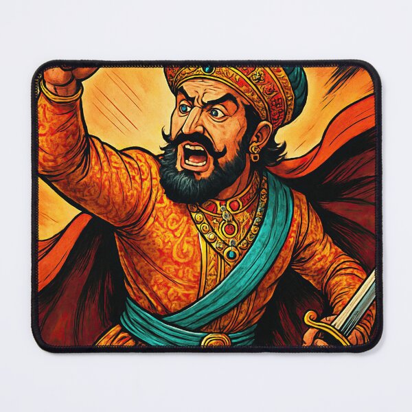 Item preview, Akbar the Great | Comics style - Cartoon designed and sold by ComicsFactory.
