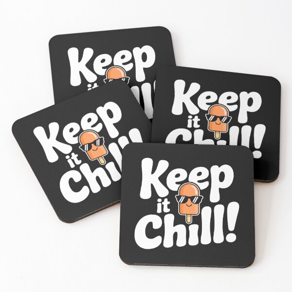Item preview, Keep It Chill! Funny Popsicle Pun designed and sold by PMCreative.