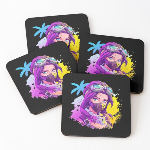 Artikelvorschau, Fortnite Neon Explorer Mädchen mit blauer Brille entworfen und verkauft von Muaythai1x3ac.