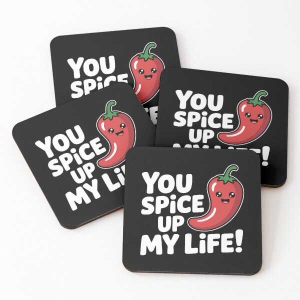 Item preview, You Spice Up My Life! Funny Chili Pepper Pun designed and sold by PMCreative.