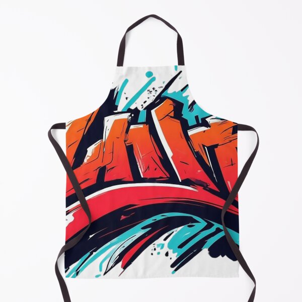 Item preview, Bold Street Art: Dynamic Red "Wild" Graffiti designed and sold by newvisionart191.
