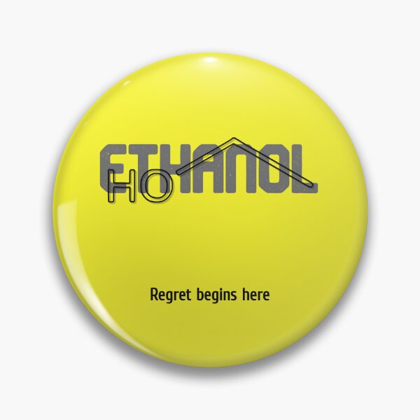 Item preview, Ethanol Molecule Outline designed and sold by ChemsTrail.