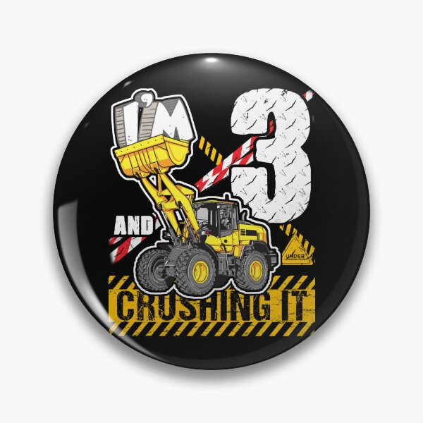 Item preview, Bulldozer Birthday 3 Construction Truck Crushing It Design designed and sold by JRRTs.
