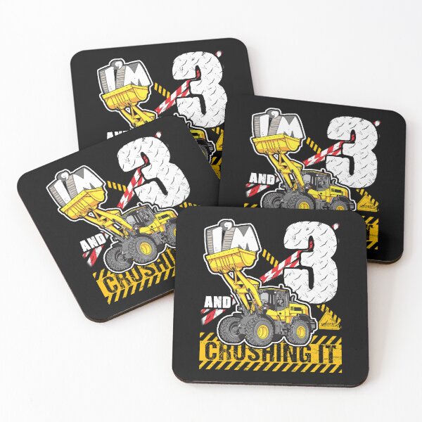 Item preview, Bulldozer Birthday 3 Construction Truck Crushing It Design designed and sold by JRRTs.