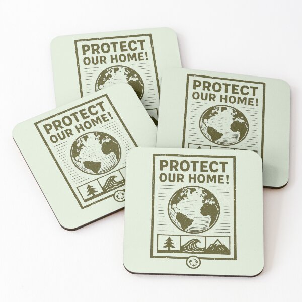 Item preview, Protect Our Home Planet Earth designed and sold by PrintSmithArt.
