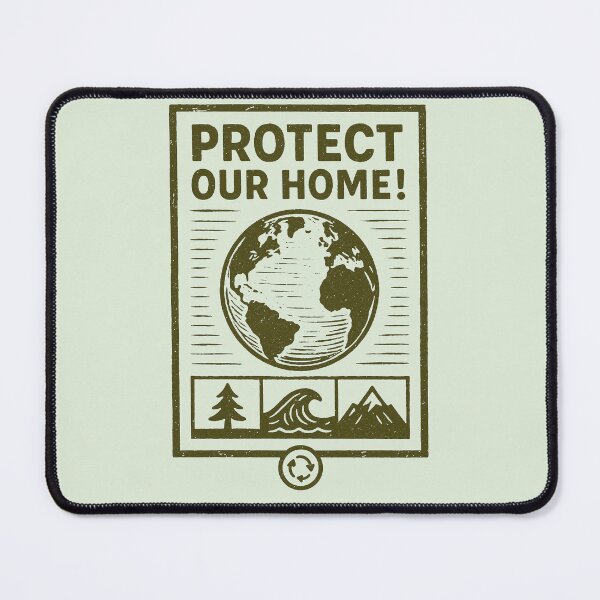 Item preview, Protect Our Home Planet Earth designed and sold by PrintSmithArt.