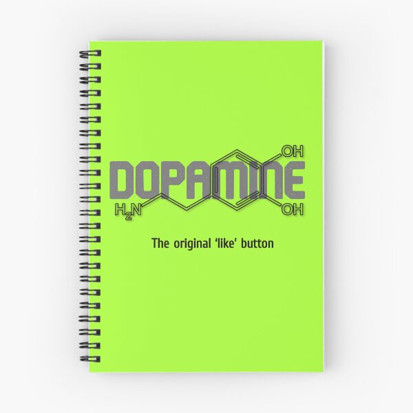 Item preview, Dopamine Molecule Outline designed and sold by ChemsTrail.