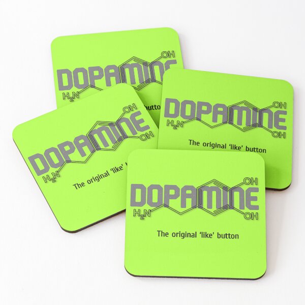 Item preview, Dopamine Molecule Outline designed and sold by ChemsTrail.