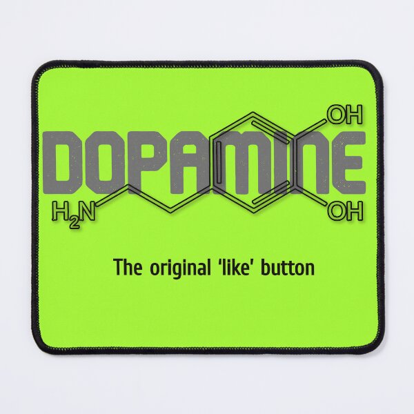 Item preview, Dopamine Molecule Outline designed and sold by ChemsTrail.