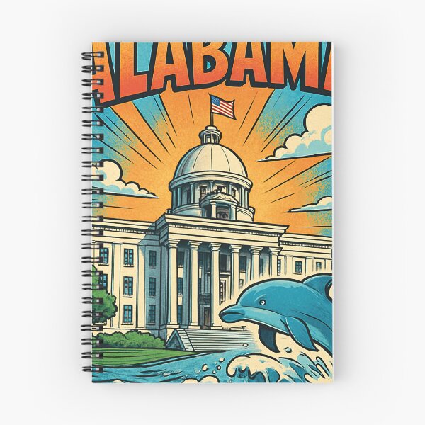 Item preview, Alabama state | Comics style - Cartoon designed and sold by ComicsFactory.