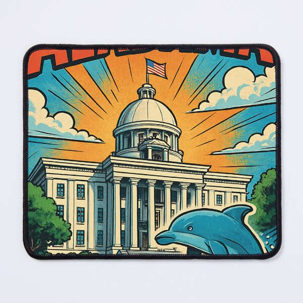 Item preview, Alabama state | Comics style - Cartoon designed and sold by ComicsFactory.