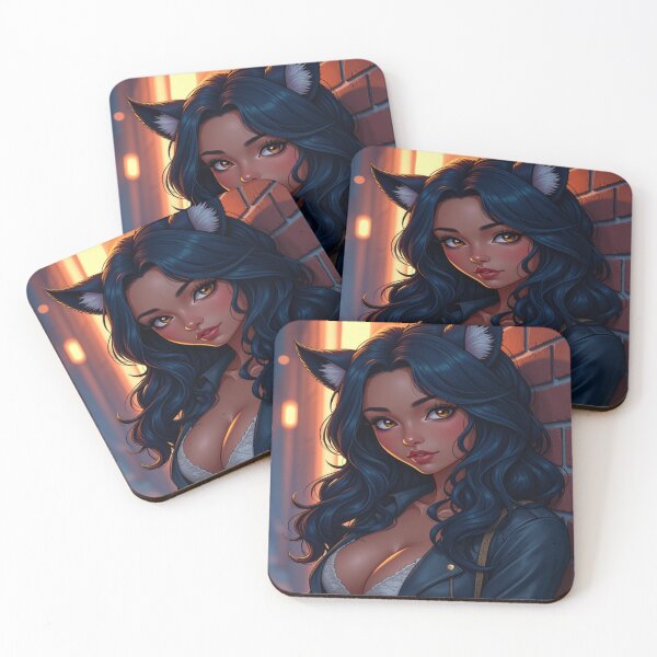 Item preview, Cat in the City | Catgirl Art designed and sold by KasaHunterHarem.