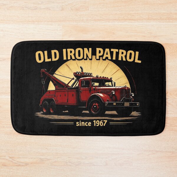 Item preview, OLD IRON PATROL 1967, designed for black fabrics designed and sold by SteadyRolling.