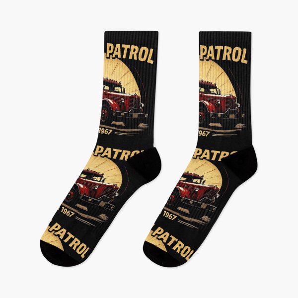 Item preview, OLD IRON PATROL 1967, designed for black fabrics designed and sold by SteadyRolling.