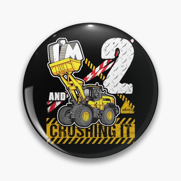 Item preview, Bulldozer Birthday 2 Construction Truck Crushing It Design designed and sold by JRRTs.