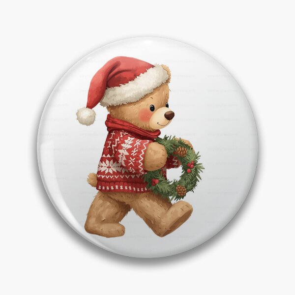 Item preview, Christmas teddy bear designed and sold by VeryVeryRandom.