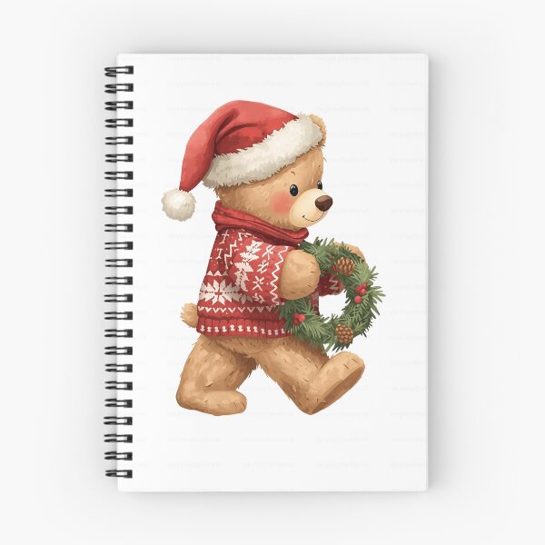 Item preview, Christmas teddy bear designed and sold by VeryVeryRandom.