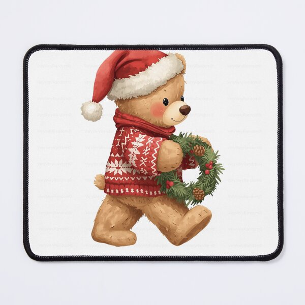 Item preview, Christmas teddy bear designed and sold by VeryVeryRandom.
