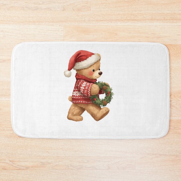 Item preview, Christmas teddy bear designed and sold by VeryVeryRandom.