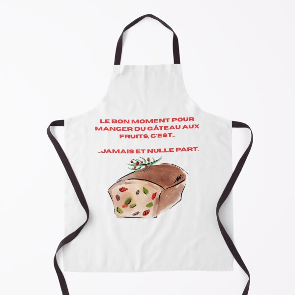 Item preview, The perfect time to eat fruitcake – It's Never and Nowhere Collection | Humorous quote designed and sold by Unefleuralafois.