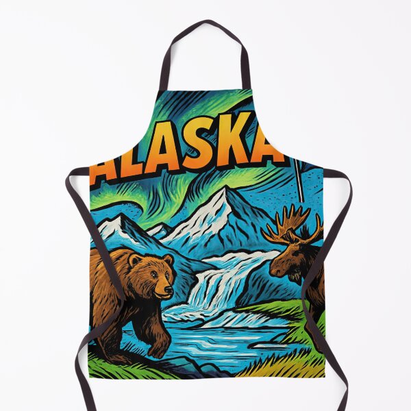 Item preview, Alaska state | Comics style - Cartoon designed and sold by ComicsFactory.