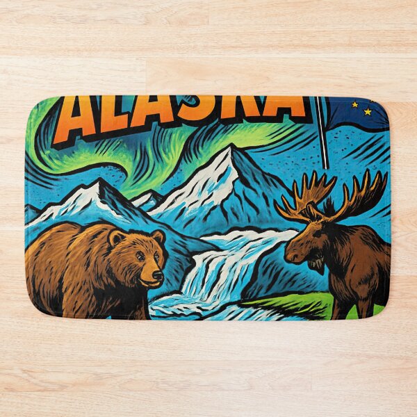 Item preview, Alaska state | Comics style - Cartoon designed and sold by ComicsFactory.