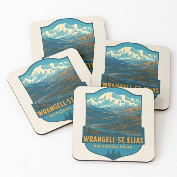 Item preview, Wrangell–St. Elias National Park Sticker designed and sold by Gideon Emmerich.