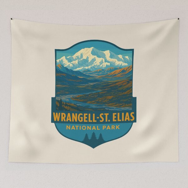 Item preview, Wrangell–St. Elias National Park Sticker designed and sold by Gideon Emmerich.