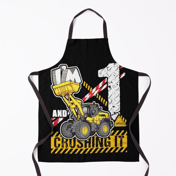 Item preview, Bulldozer Birthday 1 Construction Truck Crushing It Design designed and sold by JRRTs.