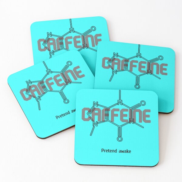 Item preview, Caffeine Molecule Outline designed and sold by ChemsTrail.