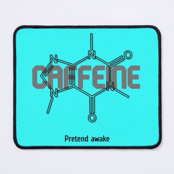 Item preview, Caffeine Molecule Outline designed and sold by ChemsTrail.