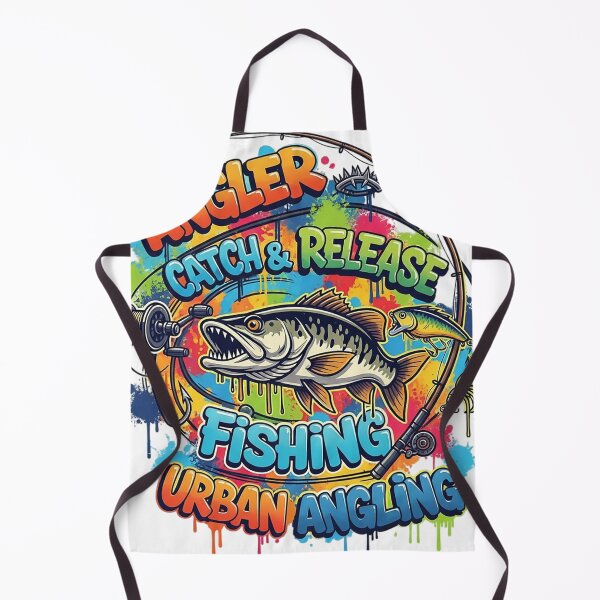 Item preview, Catch and Release: Vibrant Urban Angler Art designed and sold by newvisionart191.
