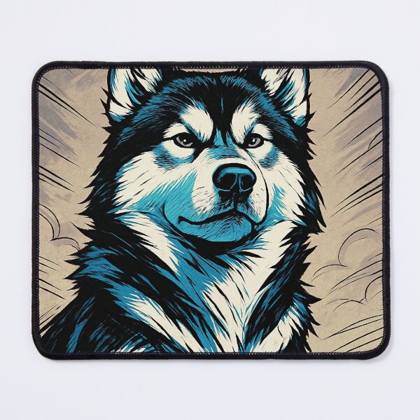 Item preview, Alaskan Malamute | Comics style - Cartoon designed and sold by ComicsFactory.