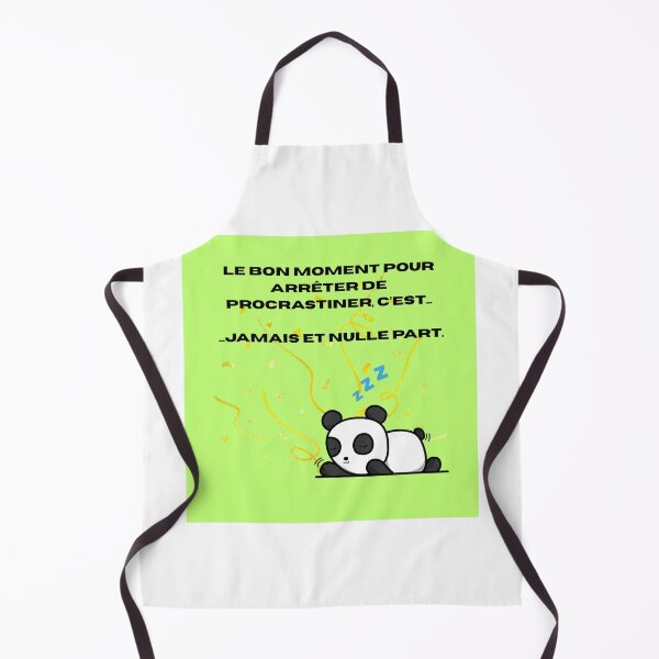 Item preview, The Right Time to Stop Procrastinating – It's Never and Nowhere Collection | Lazy Panda designed and sold by Unefleuralafois.