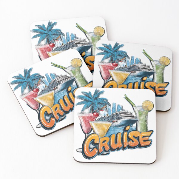 Item preview, Cruise T-Shirt with Ship Cocktails designed and sold by Portside Threads and Tees.