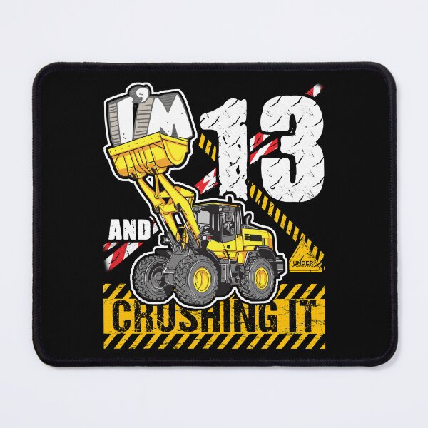 Item preview, Bulldozer Birthday 13 Construction Truck Crushing It Design designed and sold by JRRTs.
