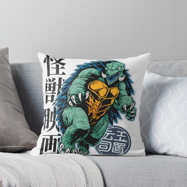 Item preview, Retro Japanese Kaiju Monster Turtle Warrior Cyberpunk Mutant Turtle Creature designed and sold by DrawHandArt.