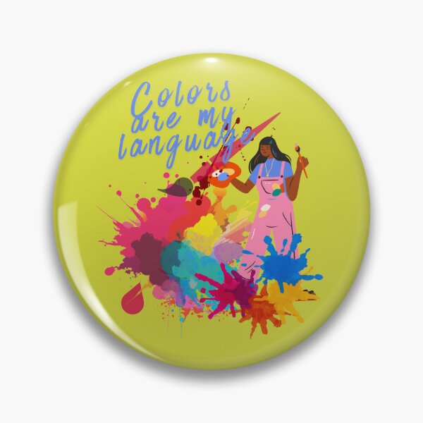 Artikelvorschau, "Colors Are My Language - Creative Artist T-Shirt". entworfen und verkauft von LunaPrintCo.