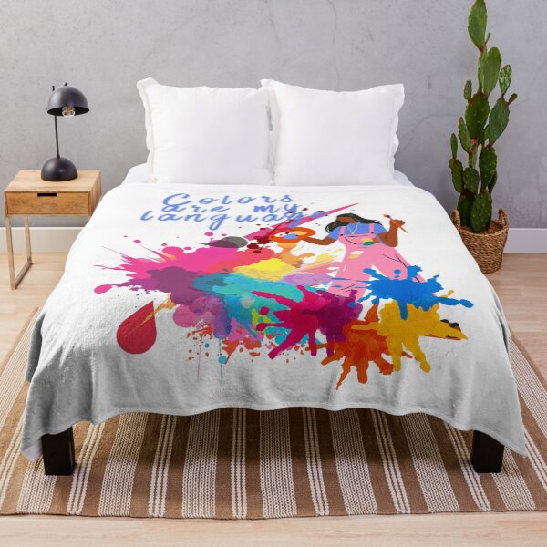 Item preview, Colors Are My Language - Creative Artist T-Shirt. designed and sold by LunaPrintCo.