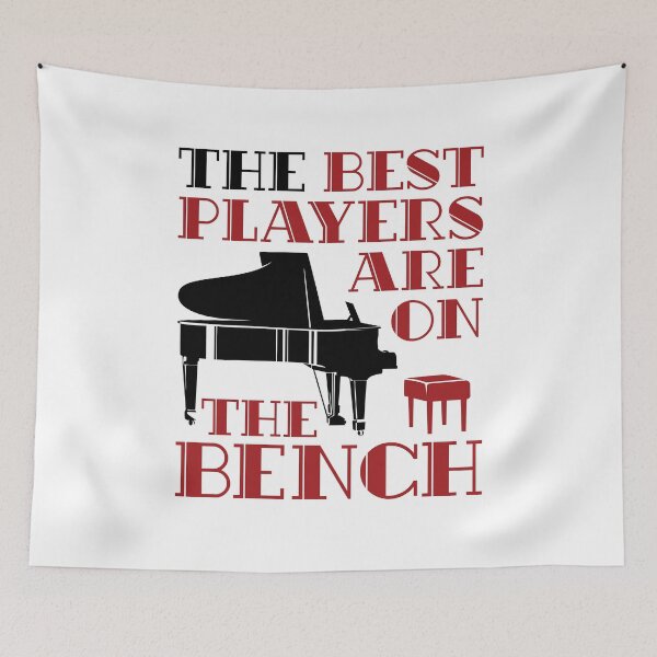 Item preview, The Best Players Are On the Bench Piano Funny Pianist designed and sold by jaygo.