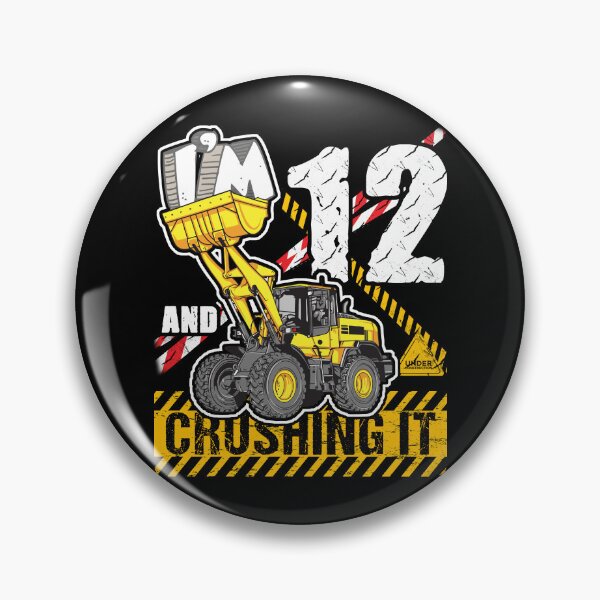 Item preview, Bulldozer Birthday 12 Construction Truck Crushing It Design designed and sold by JRRTs.