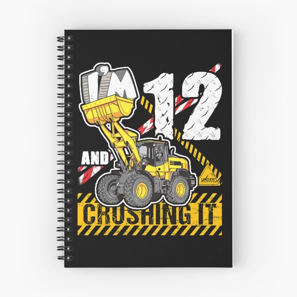 Item preview, Bulldozer Birthday 12 Construction Truck Crushing It Design designed and sold by JRRTs.